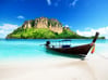 long boat and poda island in Thailand